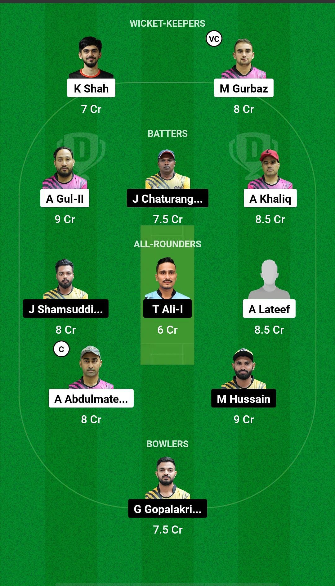 KZLS vs COL Dream11 Prediction - Sharjah Ramadan T10 League